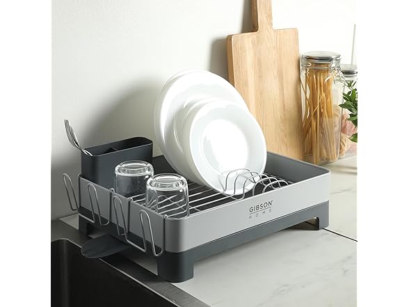 Gibson Home Nestcraft Full Size Rust Resistant Dish Rack