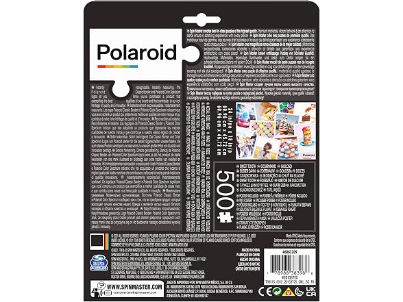 Spin Master Games Polaroid Sweet Treats 500-Piece Puzzle