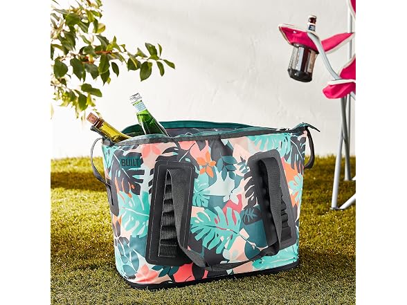 BUILT Utopia Welded Soft Cooler, Botanical Leaf