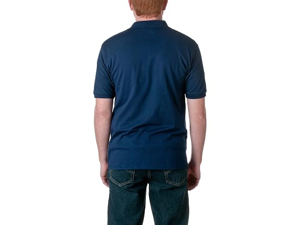 Hanes Men (M) Cotton-Blend EcoSmart® Polo Jersey