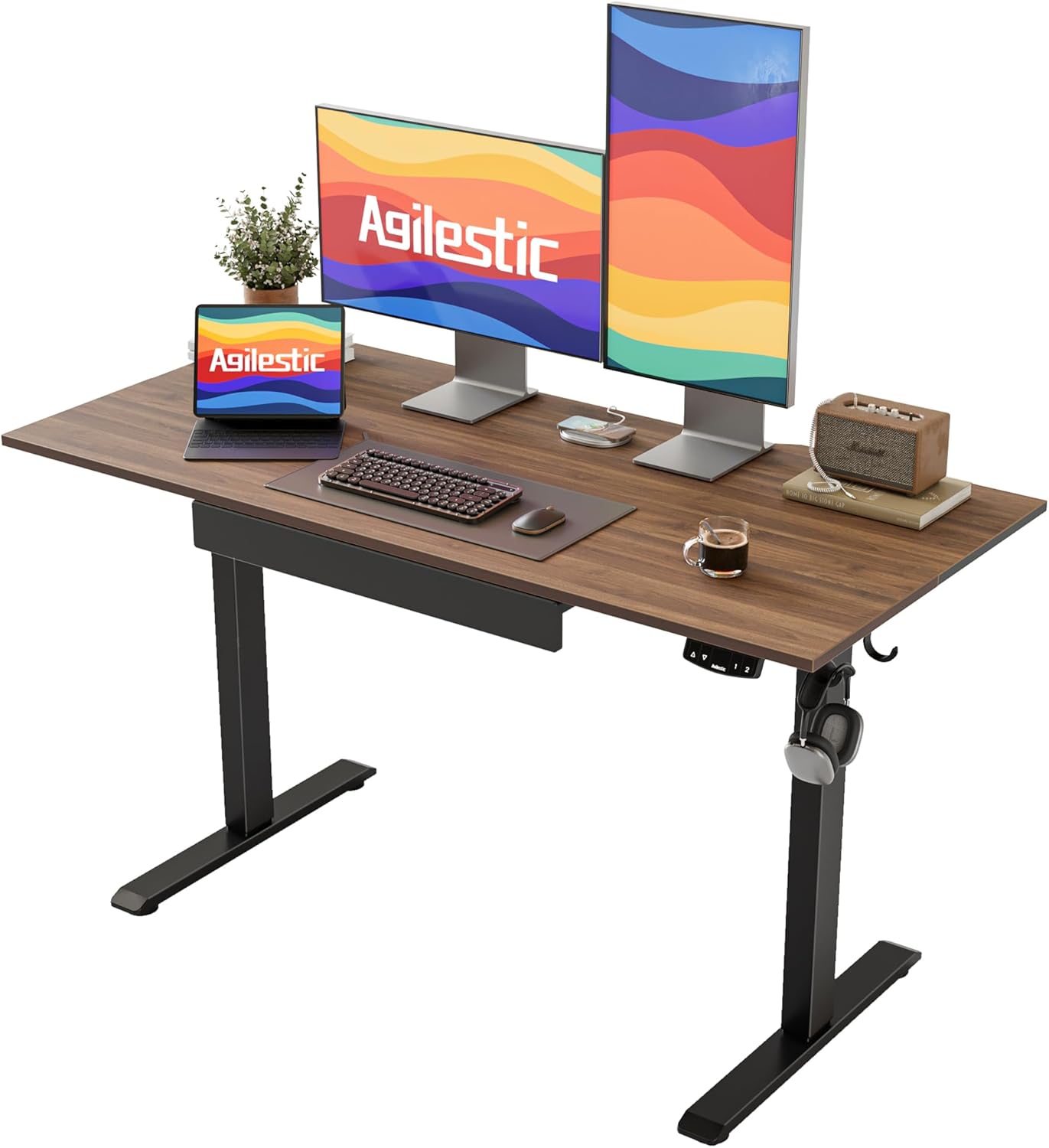 Agilestic Electric Desk with Integrated Drawer - Gallery 14