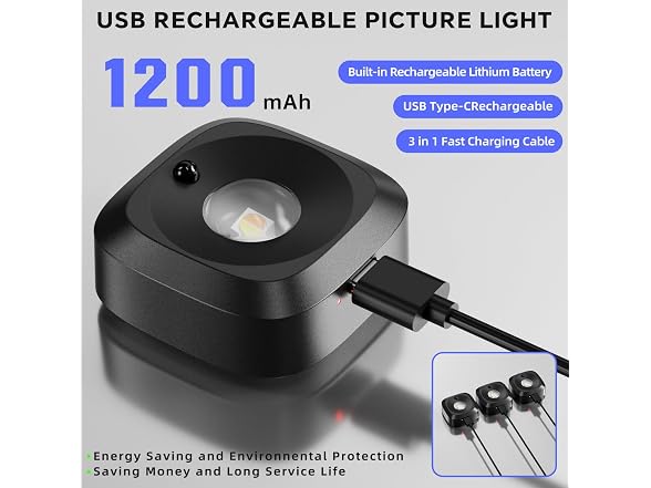 Lightbiz Picture Light Black 3 Pcs
