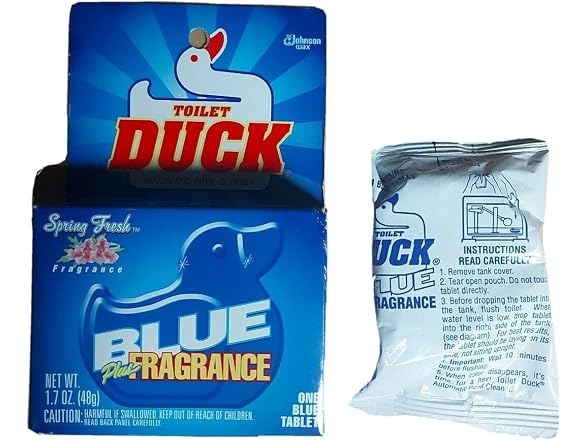 Toilet Duck Automatic Blue 1.7 oz 3 pk