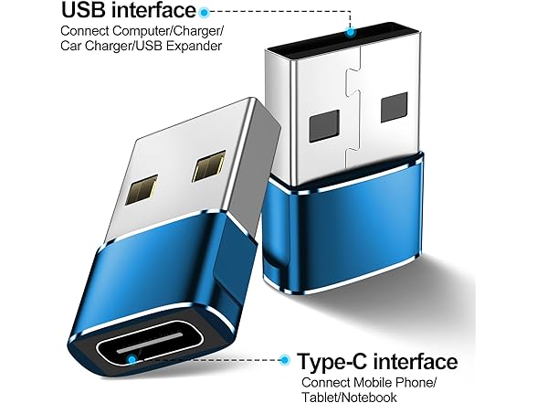 toaksi USB to USB C Adapter