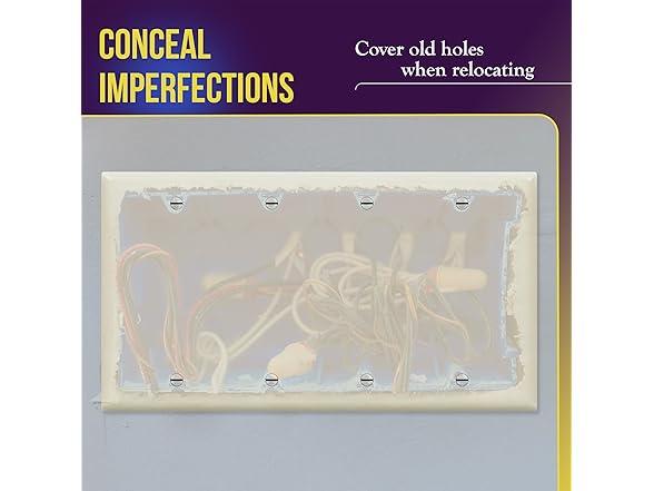 ENERLITES Blank Device Wall Plate