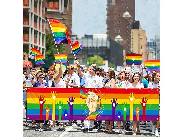 Pride Rainbow Flag 120"x20" LGBT