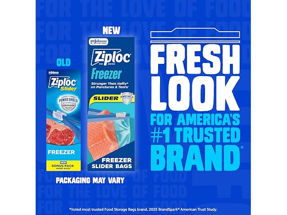 Ziploc Gallon Food Storage Freezer Slider Bags