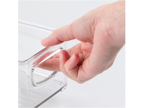mDesign Plastic Bathroom Storage Container Bins w