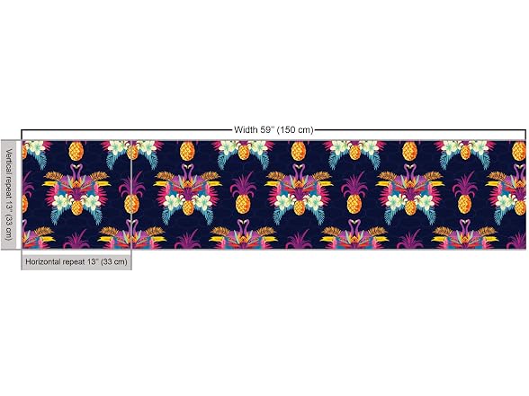 Ambesonne Tropical Fabric by The Yard