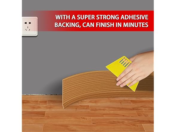 FONUNO FONUNO Vinyl Wall Base Baseboard Moldin