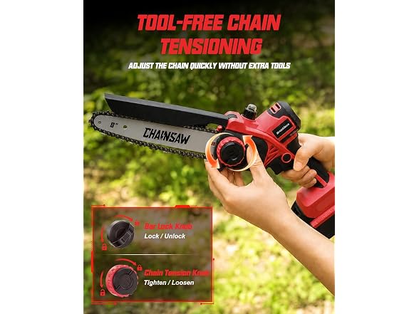 Yaxtron Brushless Mini Chainsaw