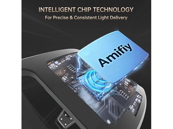 Amifiy Red Light Therapy Eye Mask Black