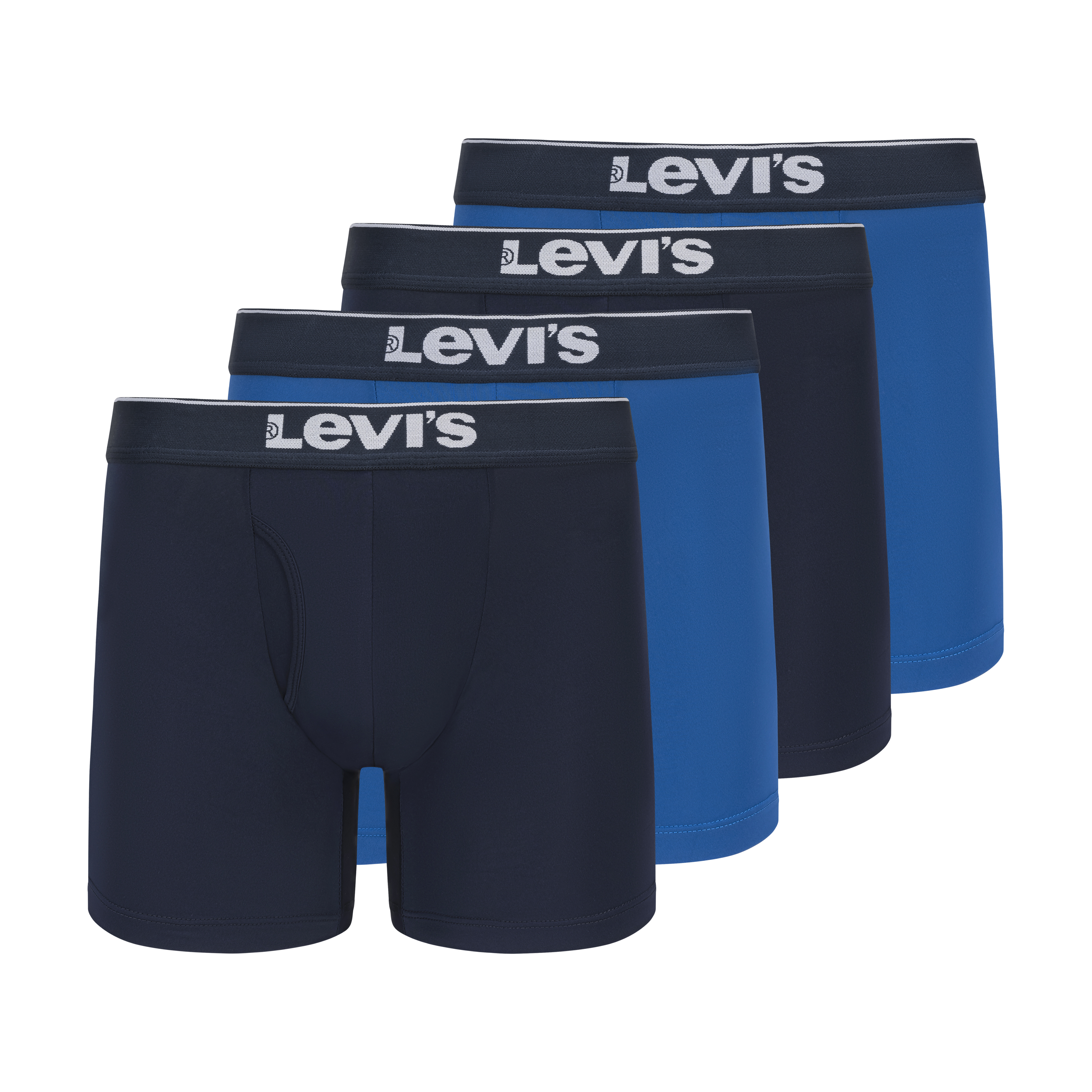 Levi's Men's 4-Pack Microfiber Boxer Brief - Gallery 16