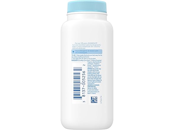 Johnson's Baby Powder Aloe 1.5oz
