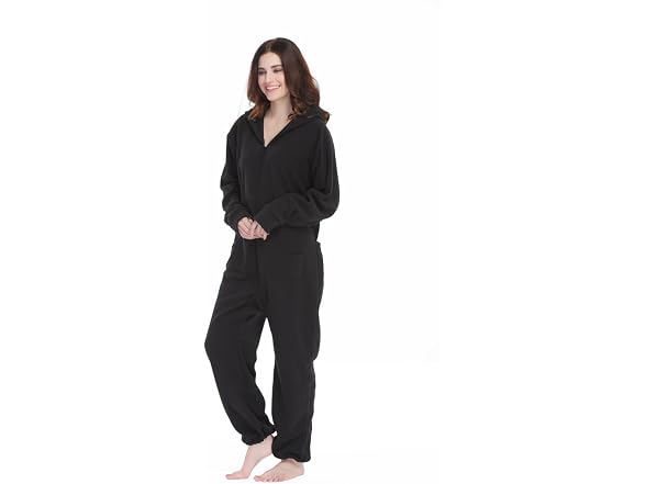 Xmascoming Women (XL) Men's Hooded Fleece Pajamas