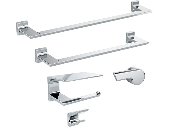 DELTA Pivotal Double Towel Hook, Chrome