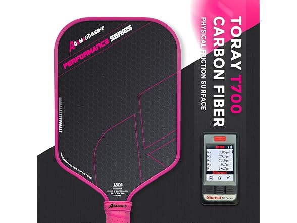 Pink Carbon Fiber Pickleball Paddle