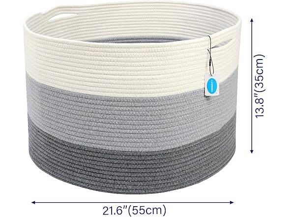 Casaphoria XXXLarge Cotton Rope Basket