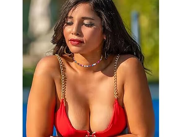 Obmyec Boho Beaded Necklace Daisy Choker