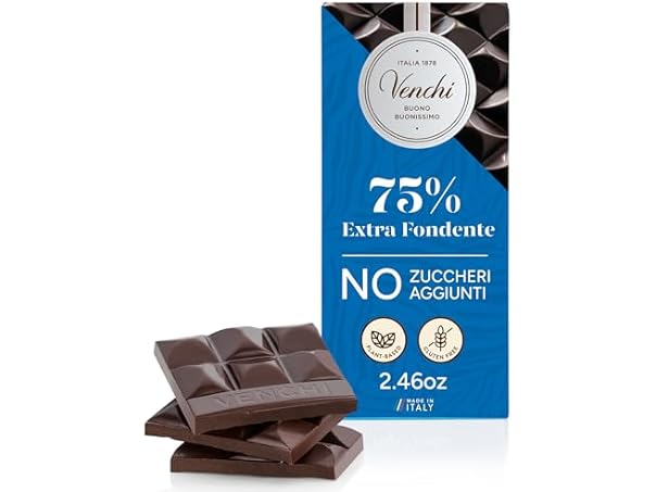 $6.99, Was $11.90, 41% Off! Venchi 70% Reduced Sugar Dark Choc Bar 3 dealfomo