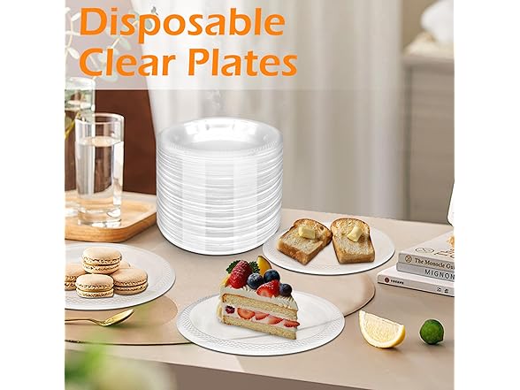 GGYKJSK Disposable Dessert Plates