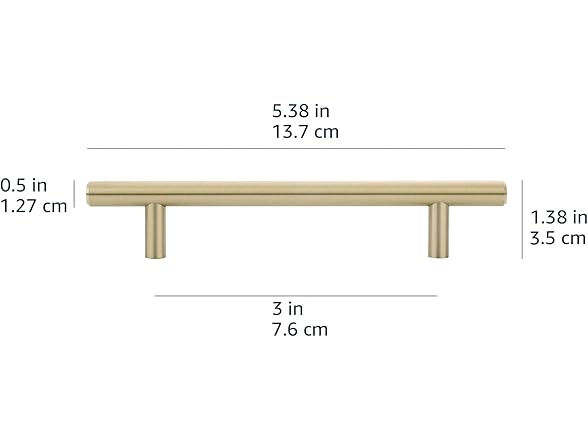 Amazon Basics Euro Bar Cabinet Pulls 10pk
