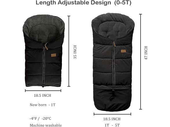 funlife Universal Stroller Bunting Bag