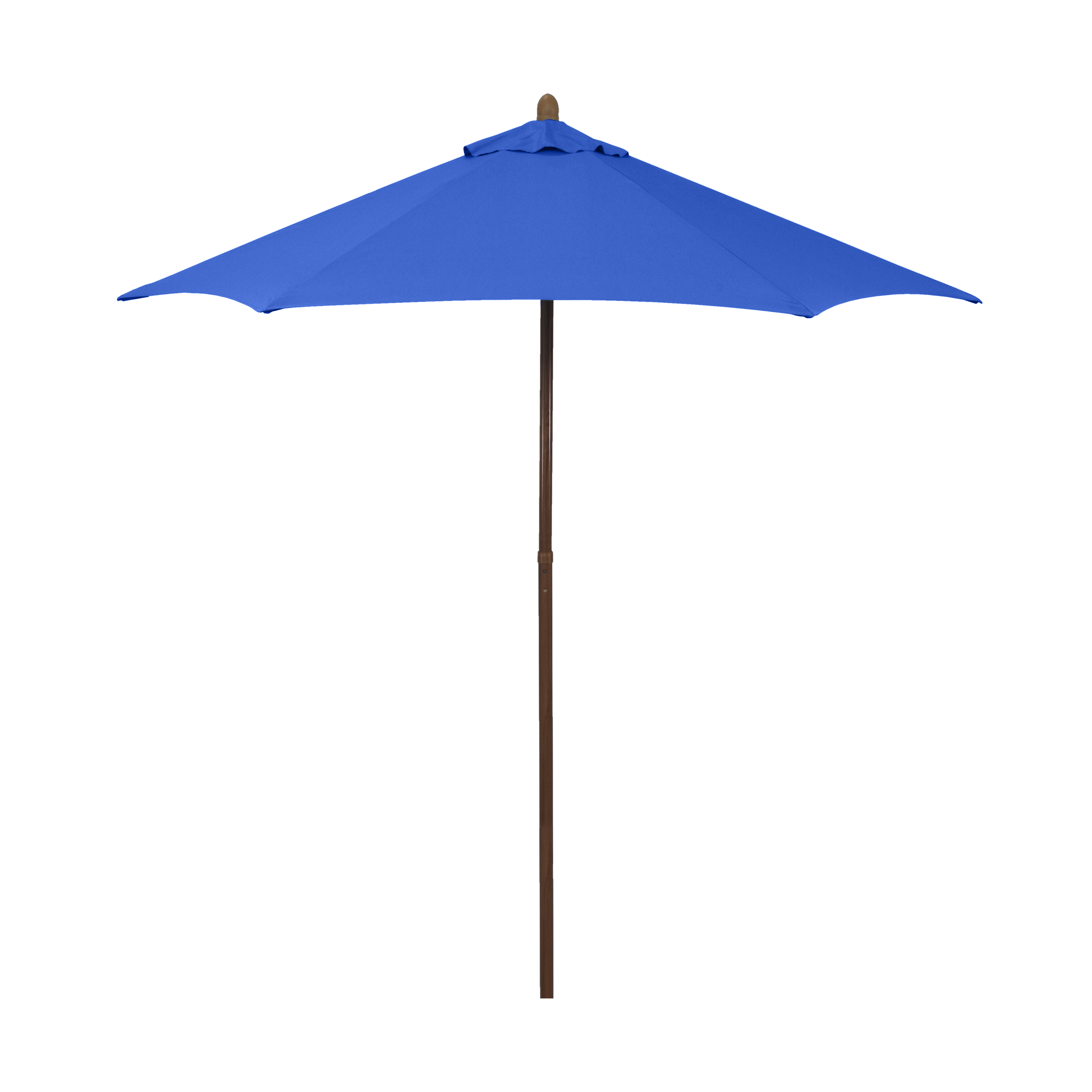 Astella 7.5' Rd Faux Wood Market Umbrella - Gallery 10