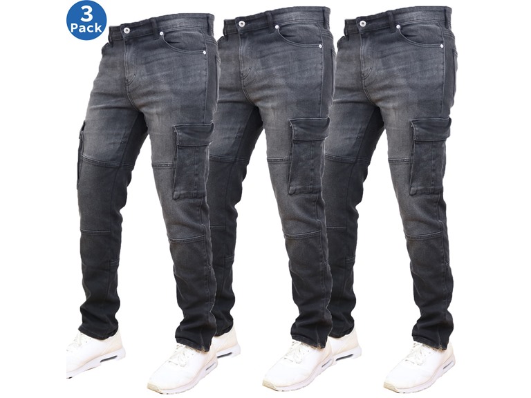 BLU ICE WC-----(Men's 3PK) / MCGT-80 - BK-BK-BK - 30