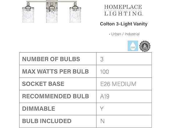 Capital Lighting HomePlace Lighting 128831BN