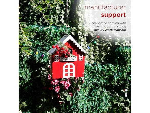 Alpine Corporation Hanging Barn Birdhouse