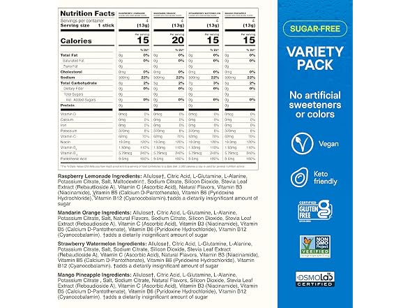 Liquid IV Sugar Free Variety Hydration Mix 16ct
