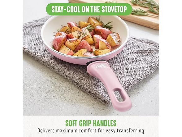 GreenLife Soft Grip Healthy Ceramic Nonstick, 12" Frying Pan
