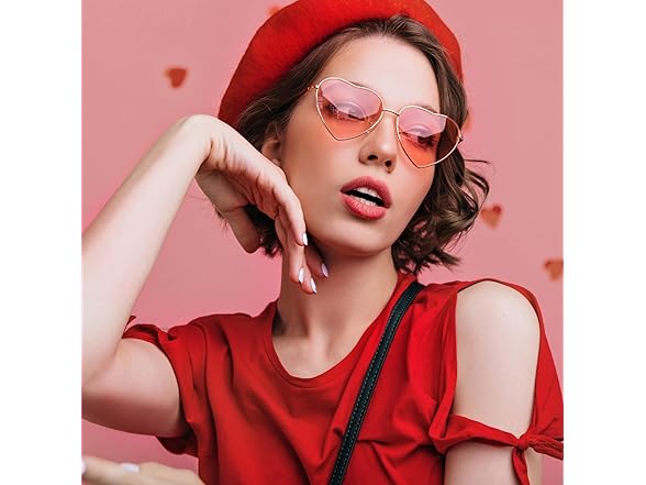 Eiuizah Polarized Heart Sunglasses