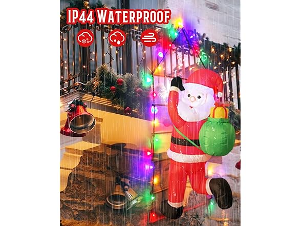 5FT Christmas Inflatable Santa Claus