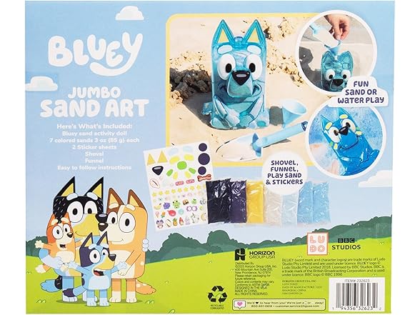 Horizon Group USA Bluey Jumbo Sand Art