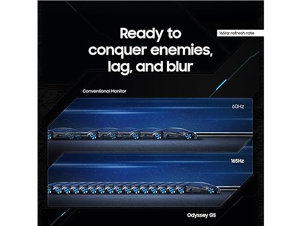 (NEW) Samsung 34' Odyssey G5 Ultra-Wide Gaming Monitor with Curved Screen (Open Box)