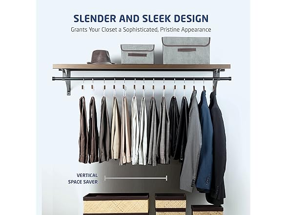 Zober Wooden Pants Hangers (10-Pack)