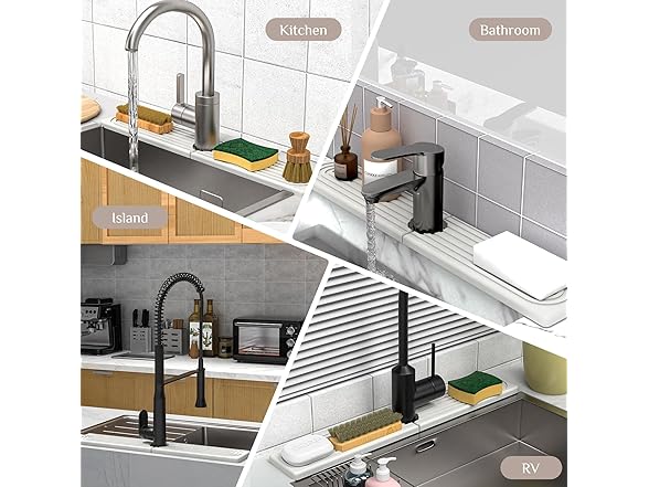 AKUVU Faucet Mat for Kitchen Sink
