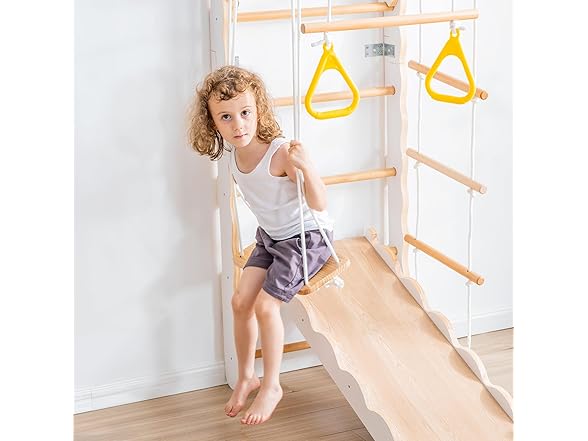 SPOFLYINN 7-in-1 Jungle Gym for Toddlers