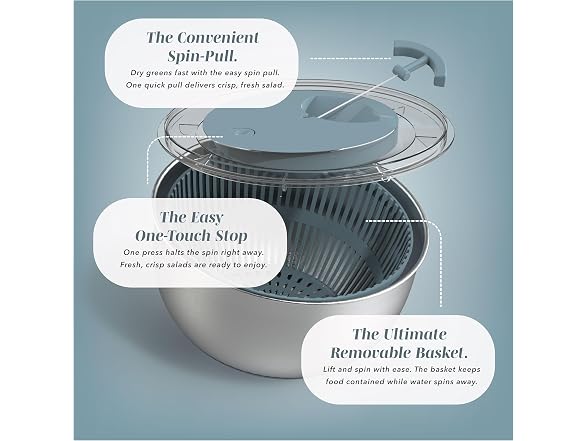 Stainless Steel Salad Spinner