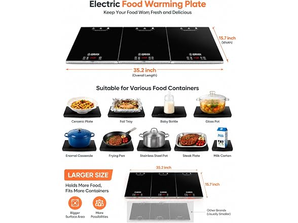 ZORVICK Warming Mat - Black