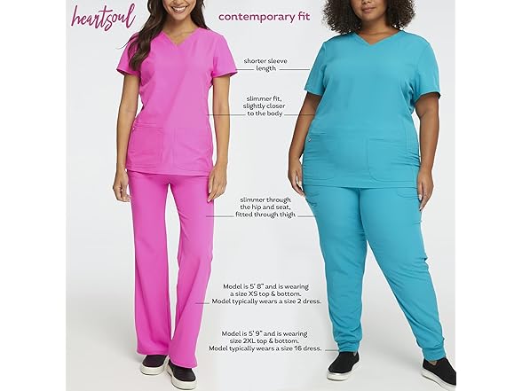 HeartSoul Drawstring Scrub Pants