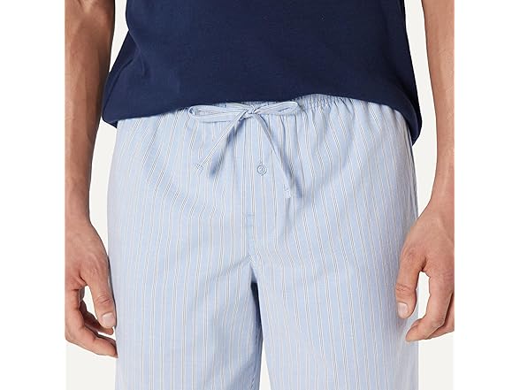 Amazon Essentials Mens Cotton Poplin PJ Set