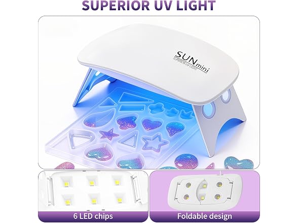 500g UV Resin Kit, Crystal Clear UV
