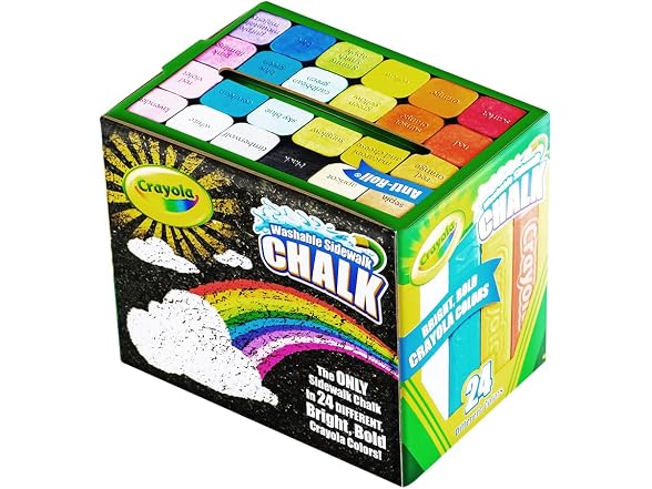 Crayola Chalk - 24-Per Box