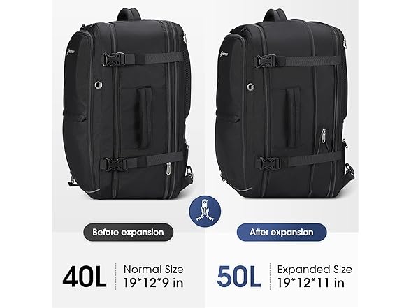40-50L Carry on Backpack