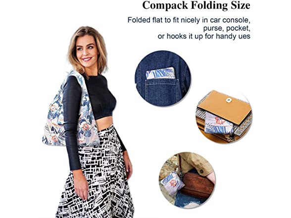 6 Pack Reusable Grocery Bags Set