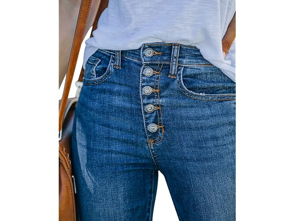 Bisual Women (16) High Waisted Bell Bottom Jeans