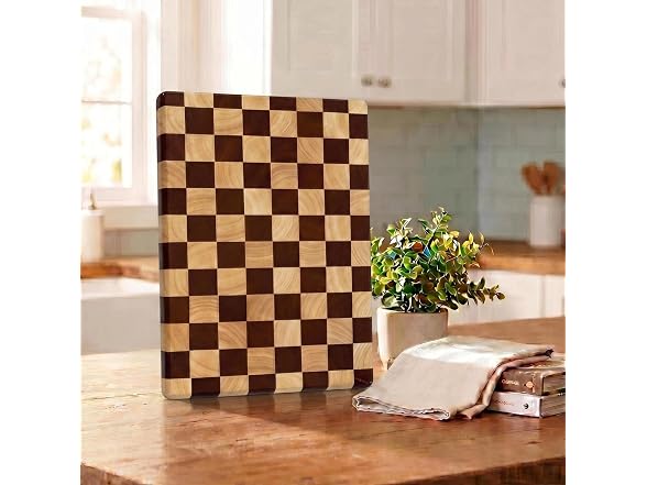Checkered Cutting Board for Kitchen